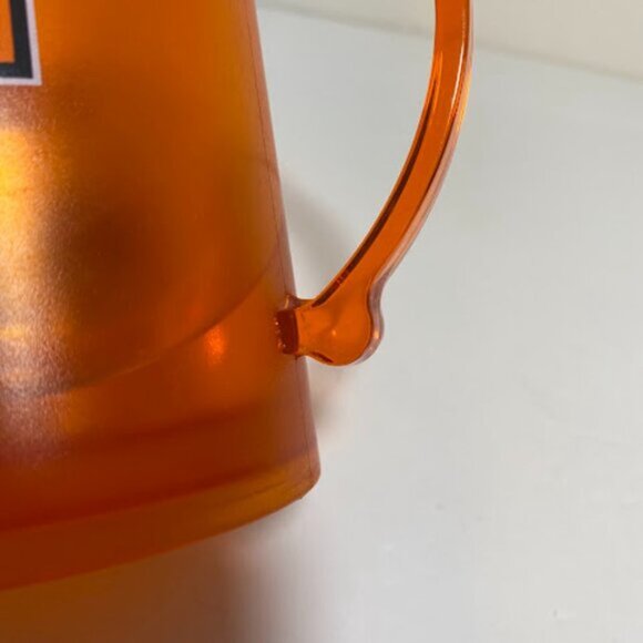 Harley-Davidson Frosty Freezer Mug Orange Plastic Double Wall Beer Stein - Picture 7 of 9